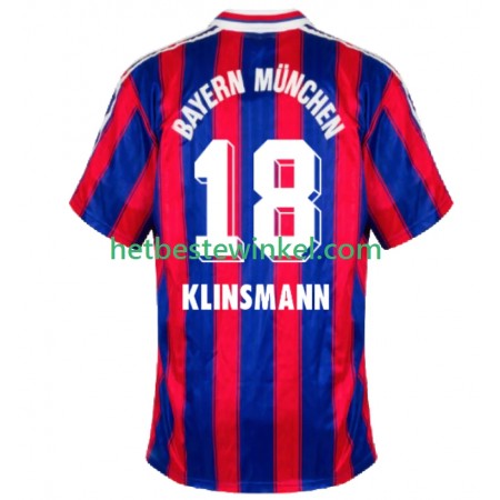 Bayern München Klinsmann 18 1995 Voetbalshirts Retro Thuis 1997